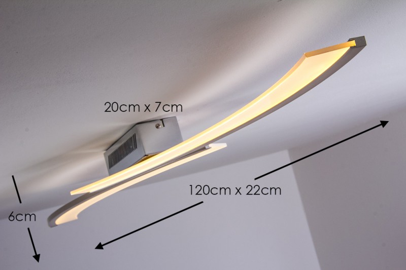 Plafoniere Led Fai Da Te : Led lampada da soffitto plafoniera design moderno w acciaio