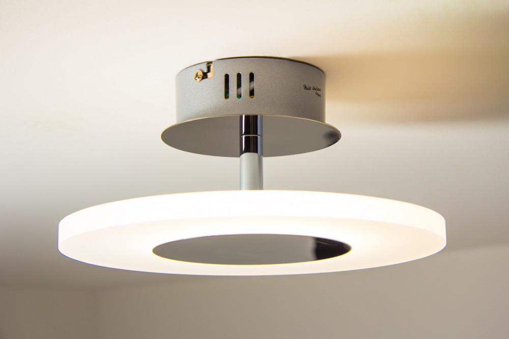 Plafoniere Led Garage : Led lampada da soffitto plafoniera design rotondo metallo cromo