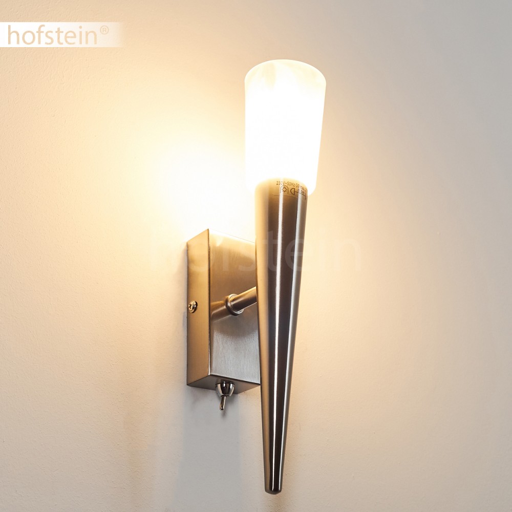 VINTAGE Hänge Lampe Landhaus-Stil Schlaf Gäste Zimmer Glas Leuchte rost-farben