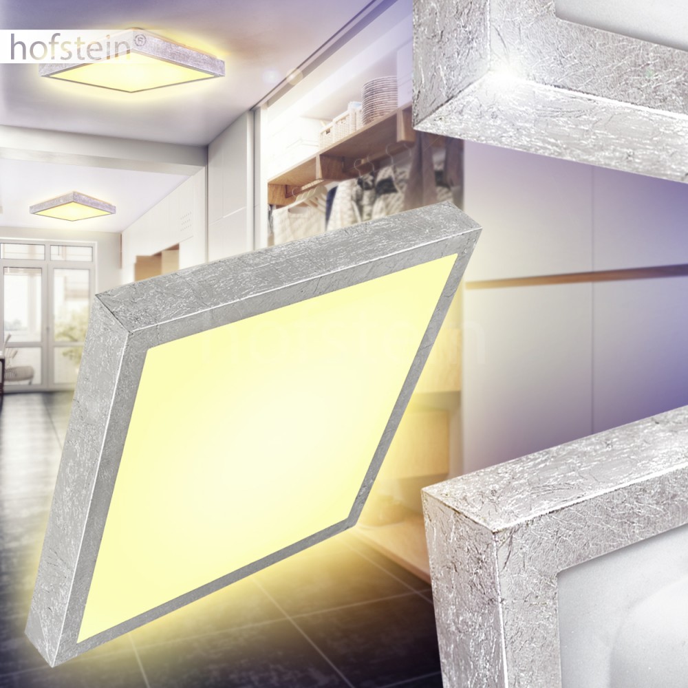 silberne LED Luxus Bad Lampen Decken Leuchte Wohn Schlaf Bade Zimmer