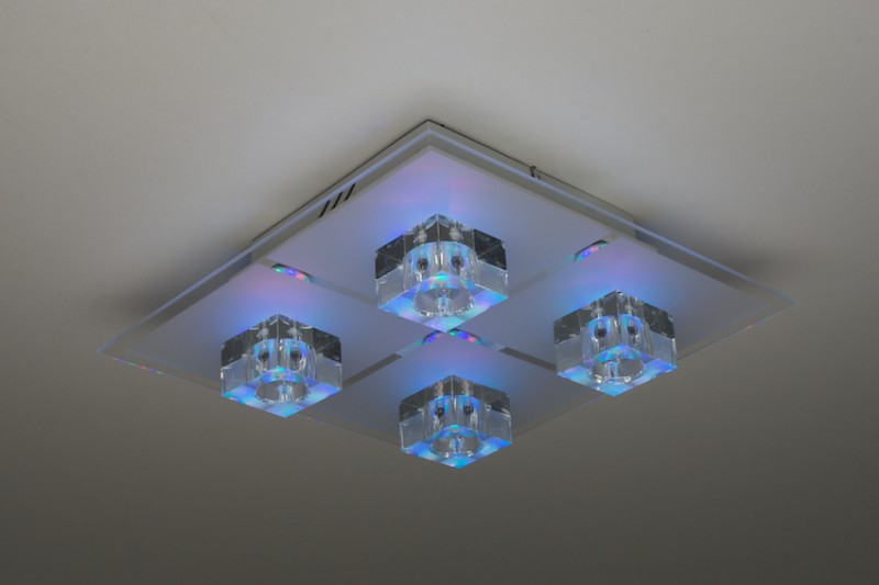 Plafoniere Led Rgb : Plafoniera dimabila cu led rgb difuzor si conectare bluetooth
