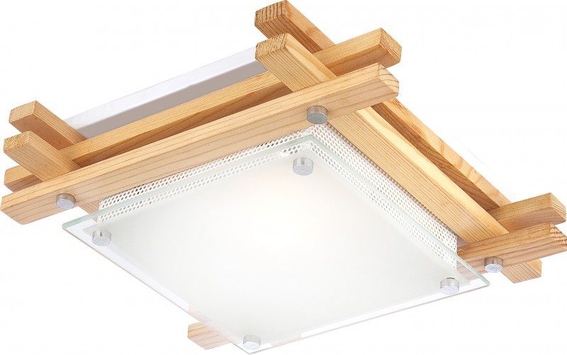 Plafoniere In Legno Usate : Lampadario vetro legno lampada da soffitto plafoniera design