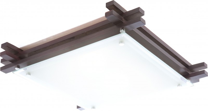 Plafoniere In Legno Usate : Plafoniera design moderno lampadario vetro legno lampada da