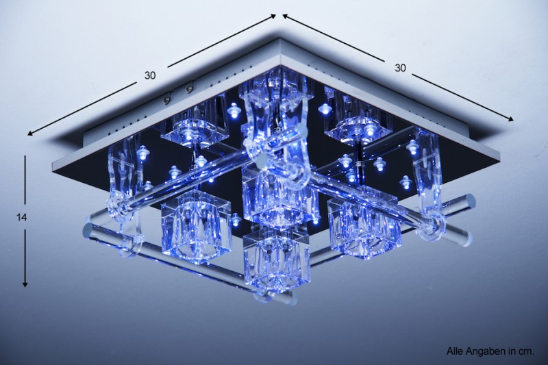 Plafoniere Per Van : Plafonnier à led design carré lustre lampe de salon suspension
